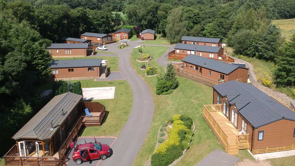 A holiday lodge park